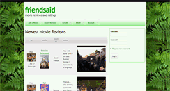 Desktop Screenshot of friendsaid.com